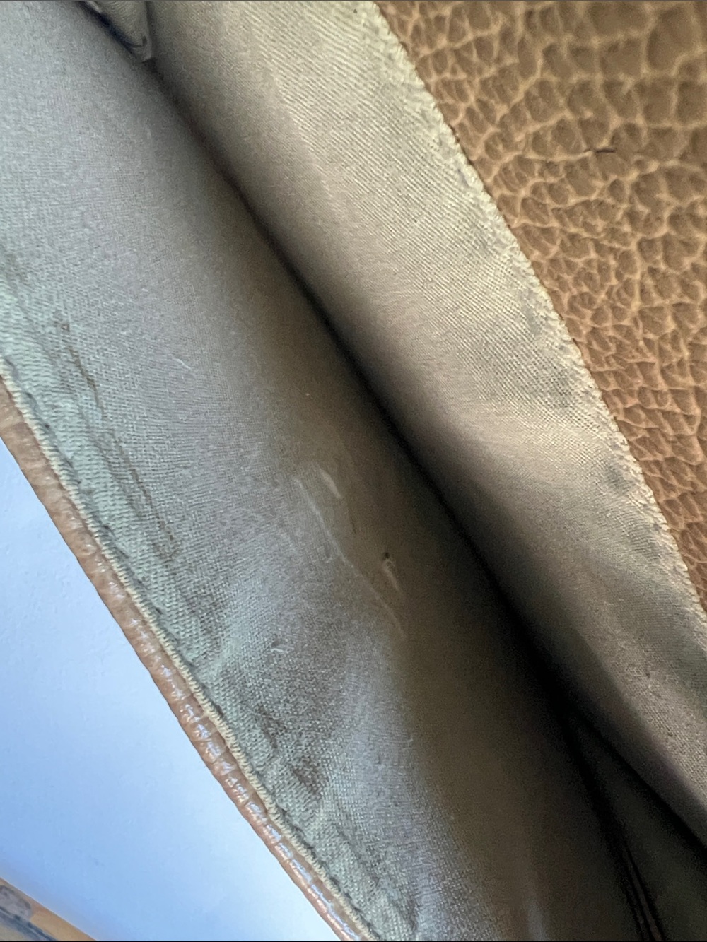 Dooney & Bourke Taupe and Brown Leather Top-Handle Satchel - Picture 5 of 11